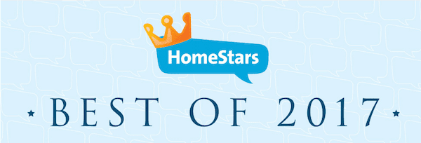 Homestar’s Best of 2017 Award for Carpet Cleaning