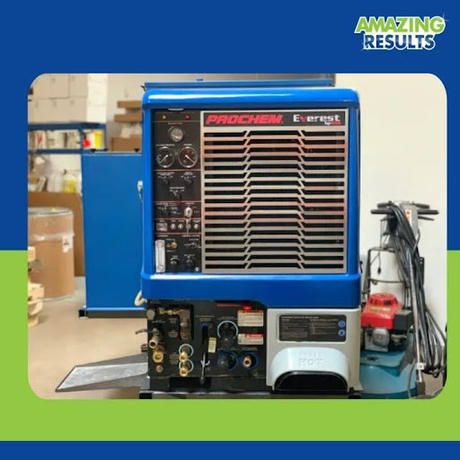 Truck-mounted carpet cleaning machine used for Professional Cleaning of carpet and upholstery at Amazing Results.